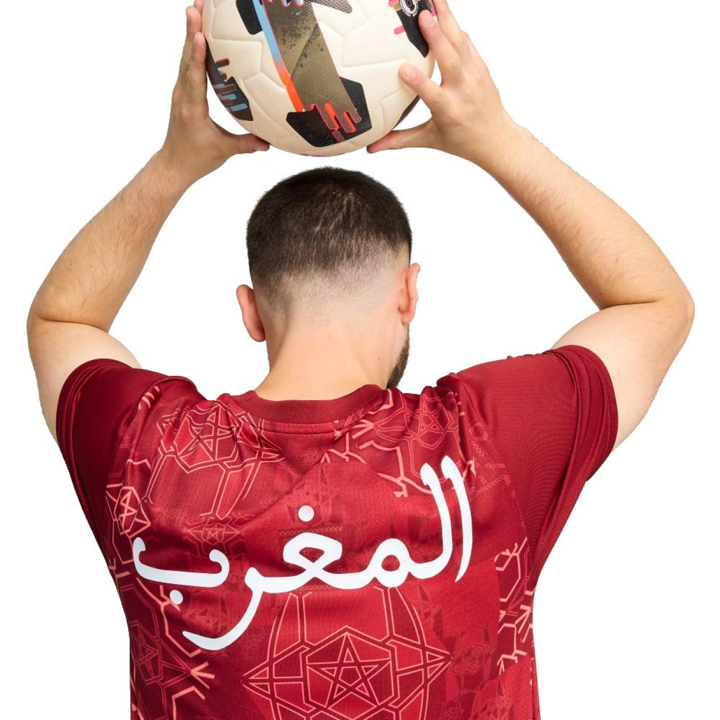PUMA Marokko Pre-Match Trainingsshirt 2024-2026 Rood Groen