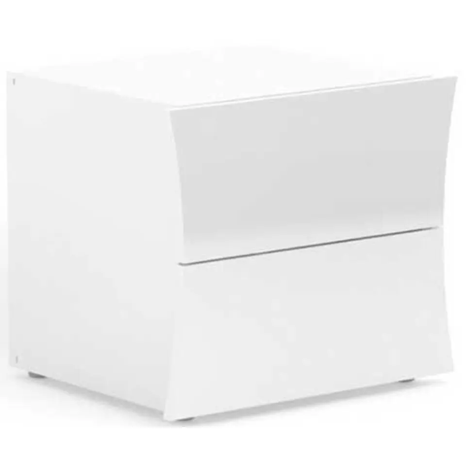 Webfurniture Nachtkastje Fonte - 50 x 40 x 41,3 cm - High Gloss White