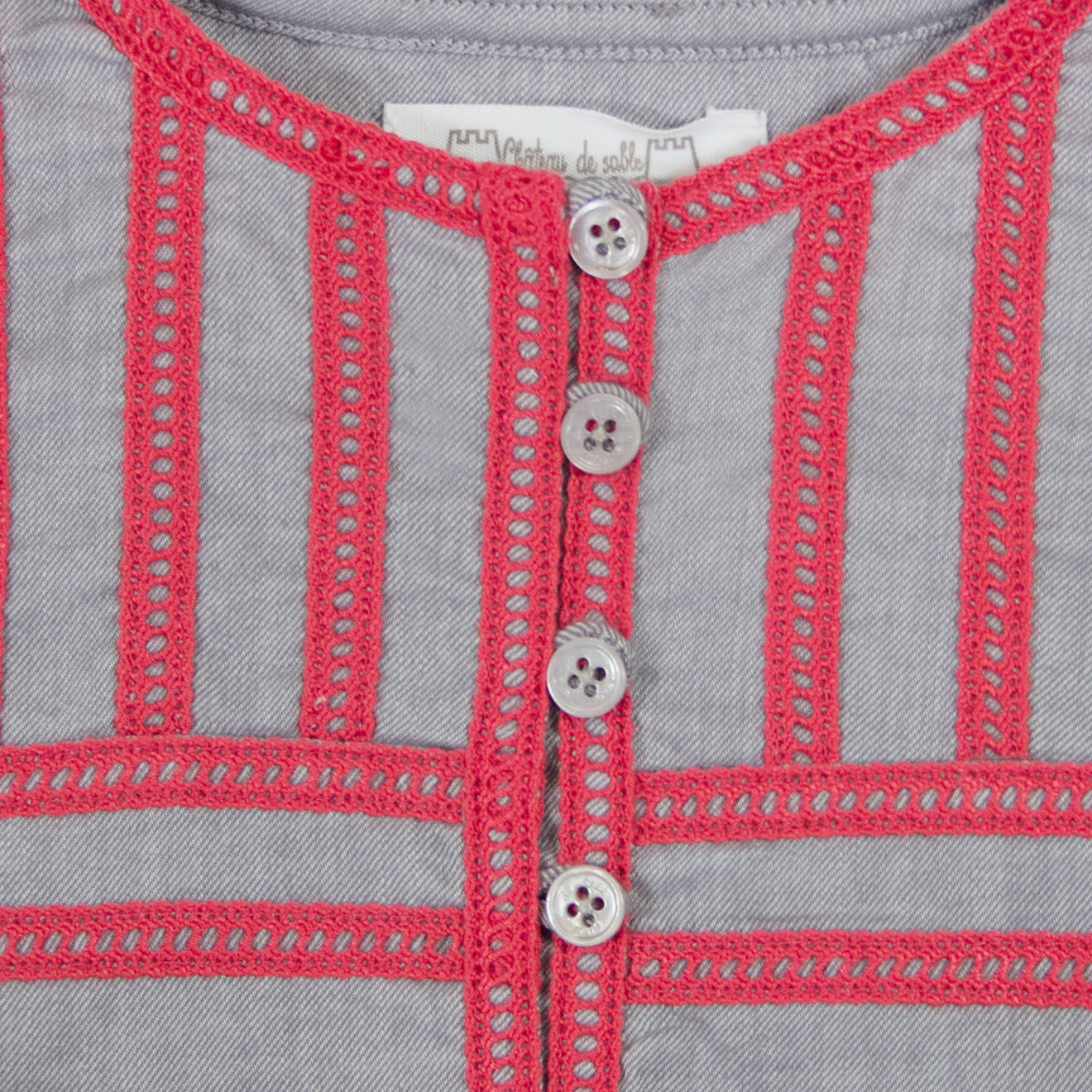 Château de sable Pyjama constantin gris