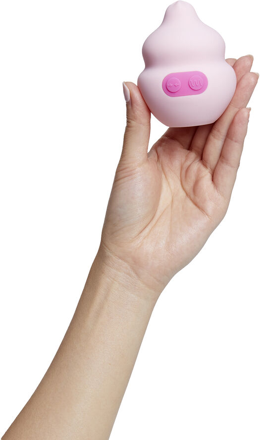 Unbound Babes Squish Klitoris Vibrator Quartz/cerise