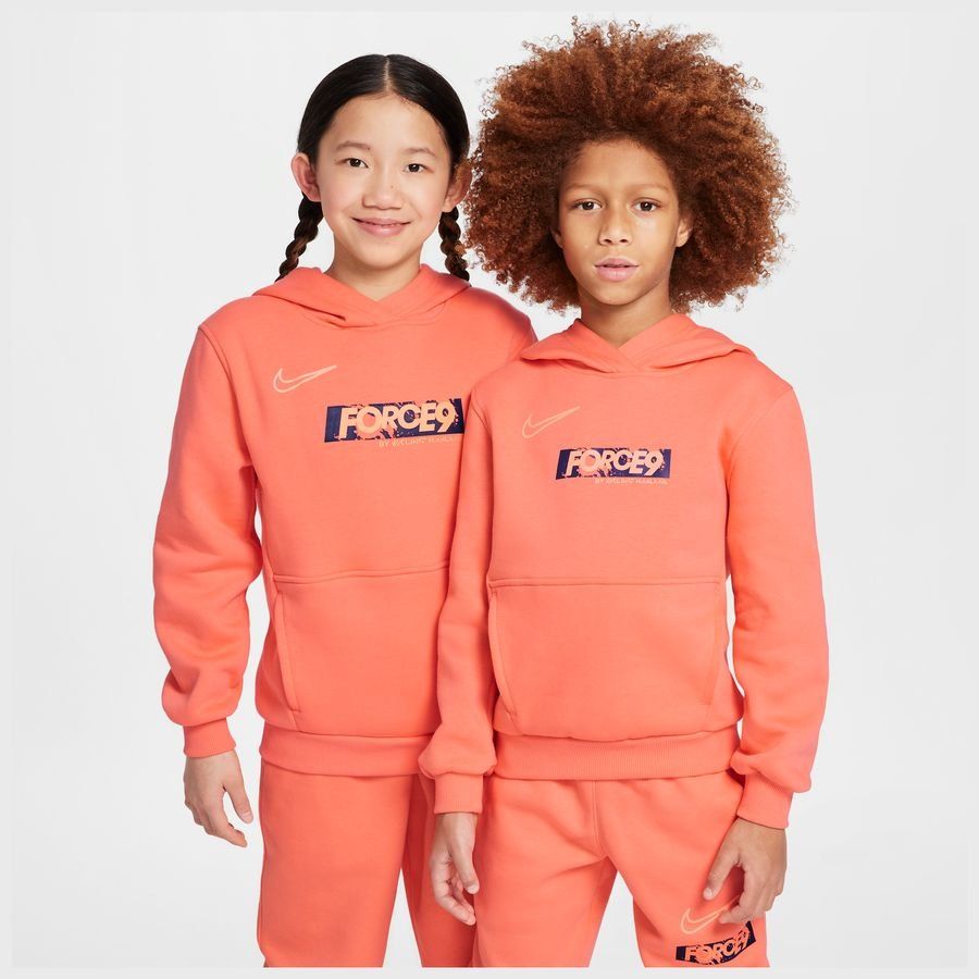 Nike Sweat à Capuche Club Fleece Erling Haaland Personal Edition - Wild Mango/Orange Enfant