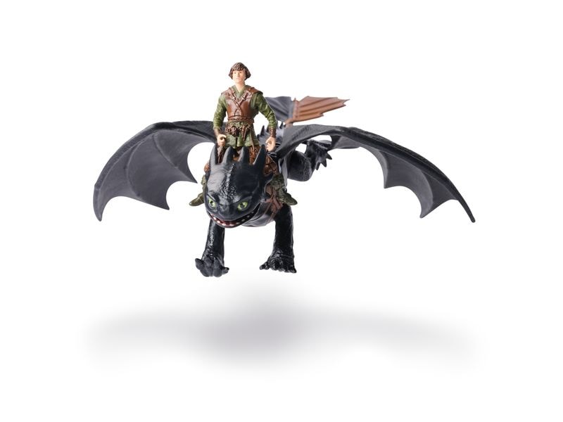 Spinmaster Spielzeugfigur Dragons Movie Ohnezahn und Hicks Spielzeugfigur