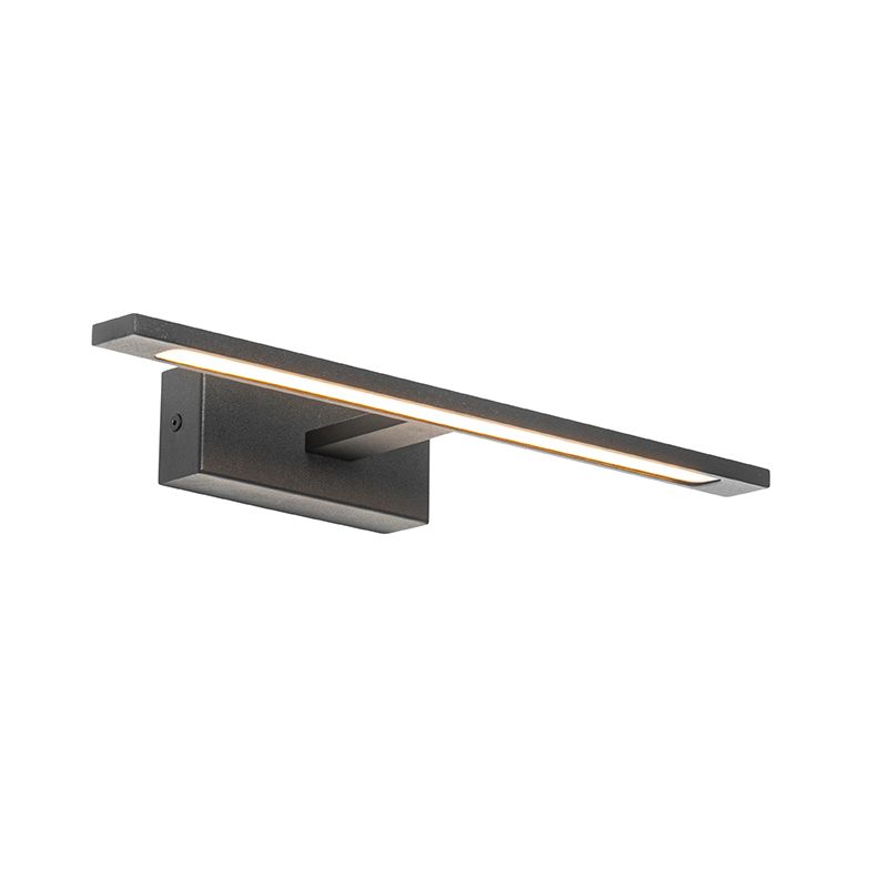 Moderne wandlamp zwart 41,5 cm incl. LED IP44 - Jerre