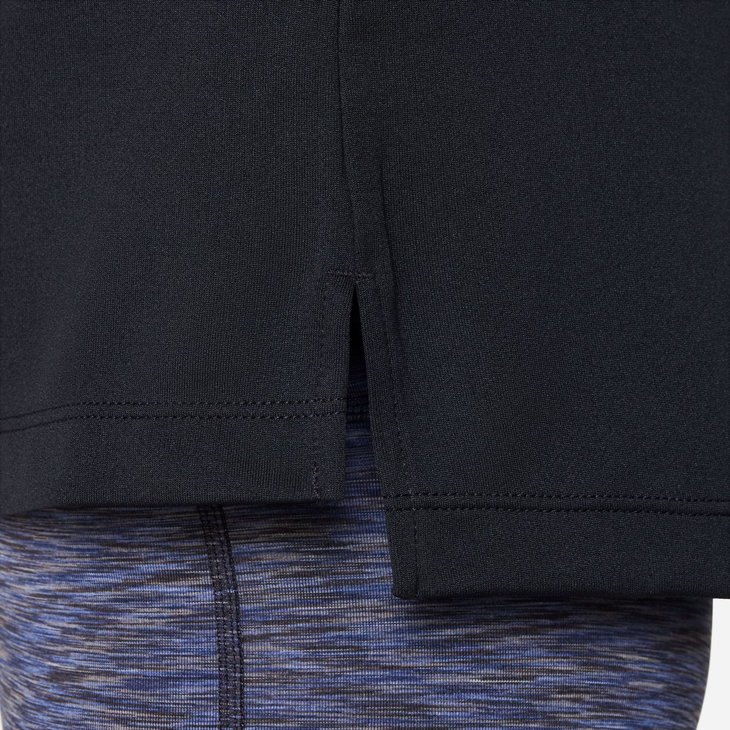 Nike Dri-Fit Half-Zip Haut Manches Longues Filles - Noir