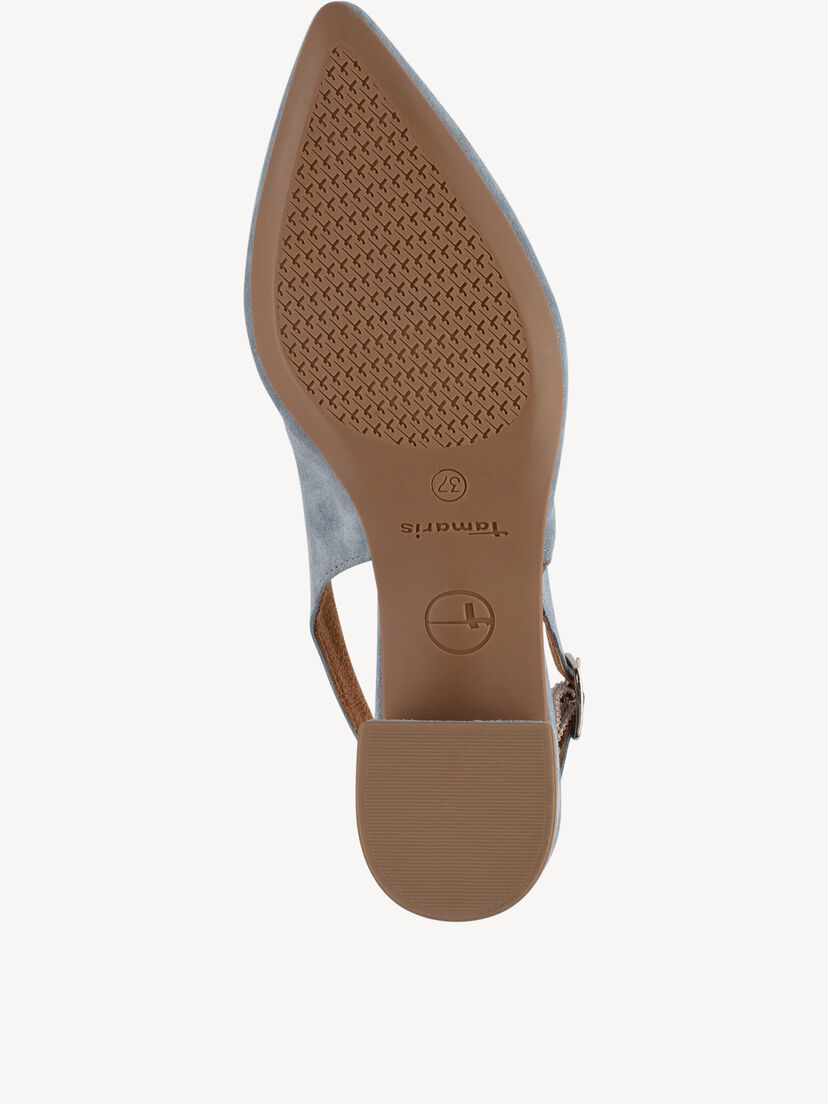 Leren Slingpumps - blauw