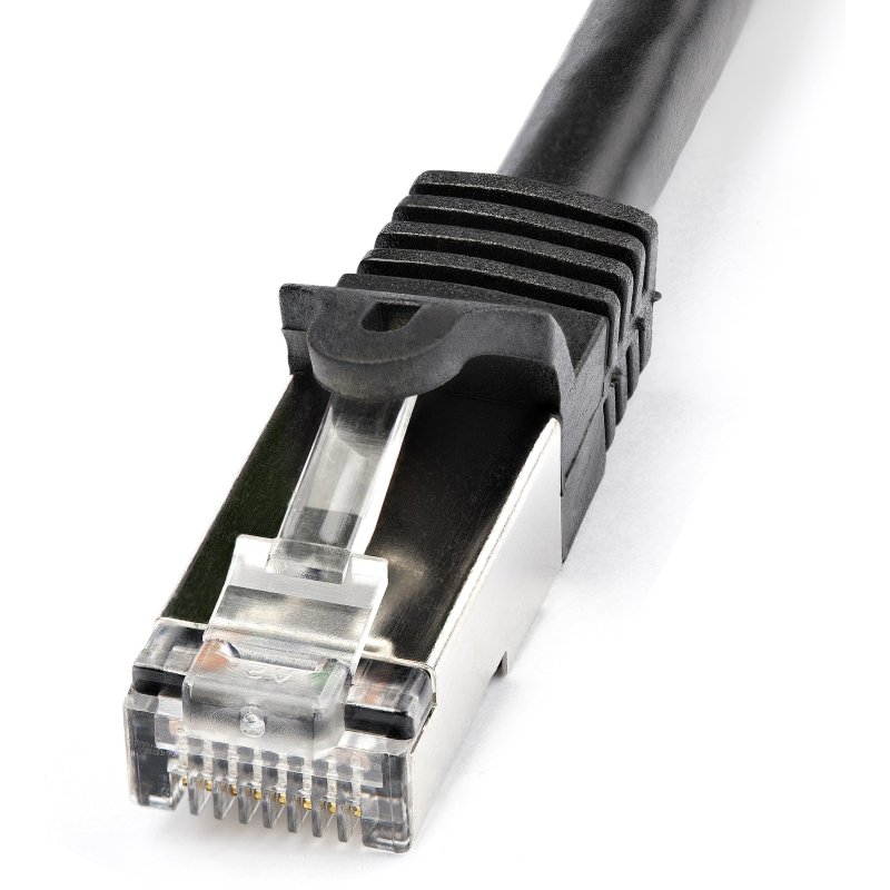 StarTech.com N6SPAT1MBK câble de réseau Noir 1 m Cat6 SF/UTP (S-FTP)