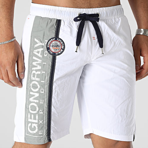 Short De Bain Blanc