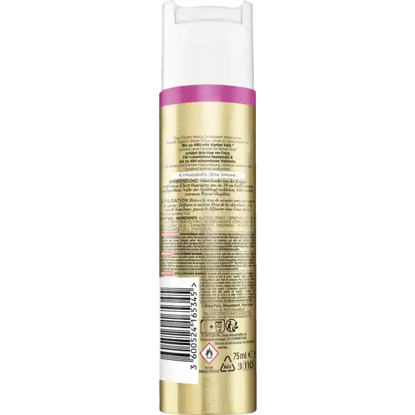 Ultra-Feines Haarspray Volumen Sehr Starker Halt Reisegröße