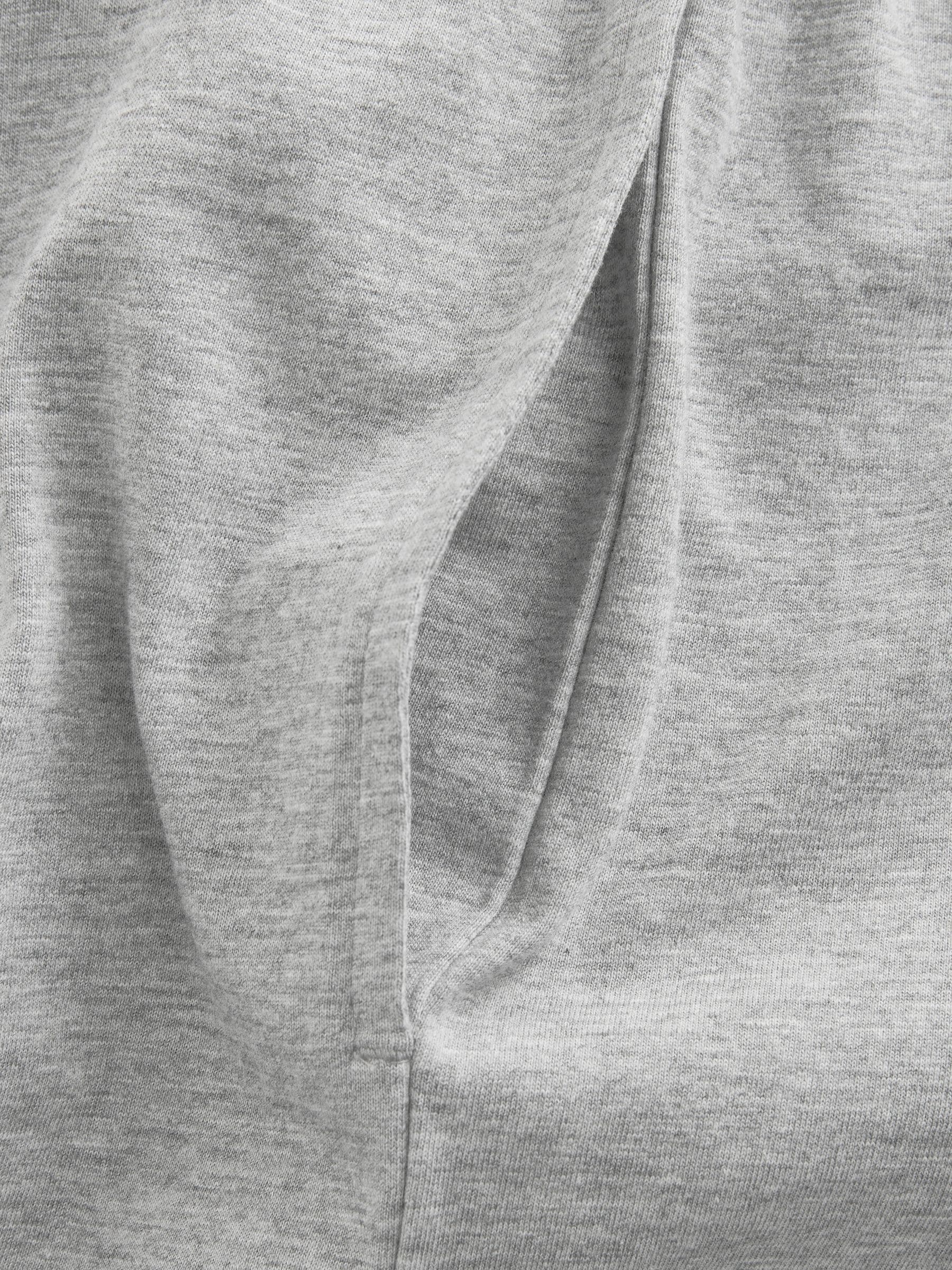 Lila/grijs gemêleerd - Jersey pyjama met korte mouwen