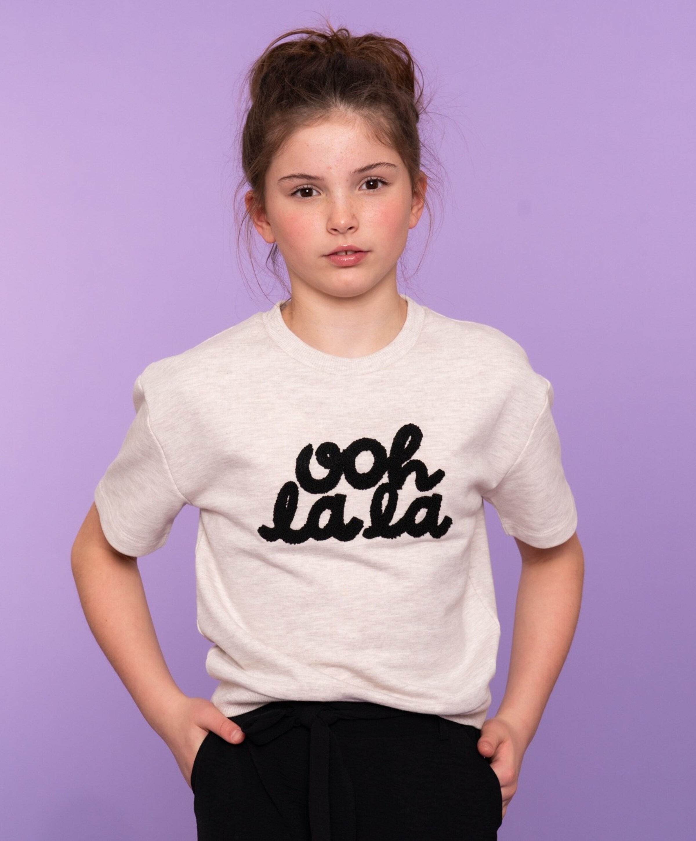 Geisha Meisjes T-shirt beige