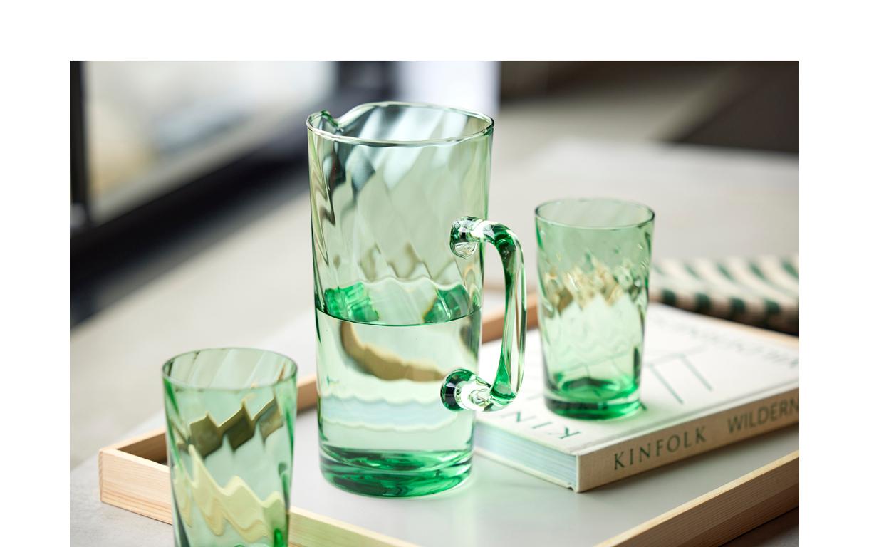 Longdrinkglas Vienna Grün, 4 Stück, 45 clElegante Highball-Gläser