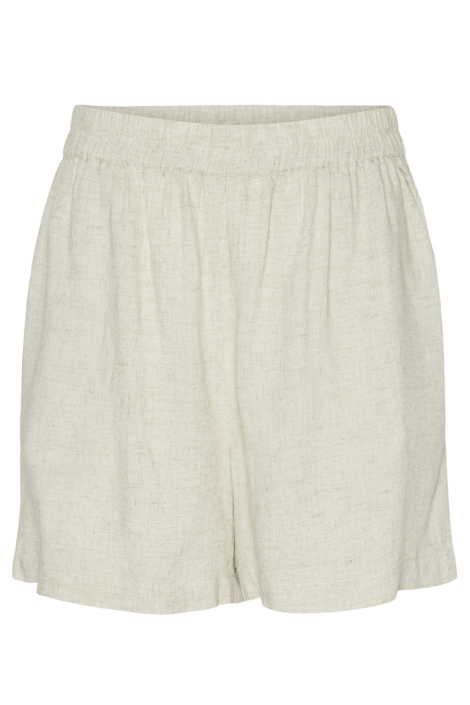 Pieces beige dames korte broek