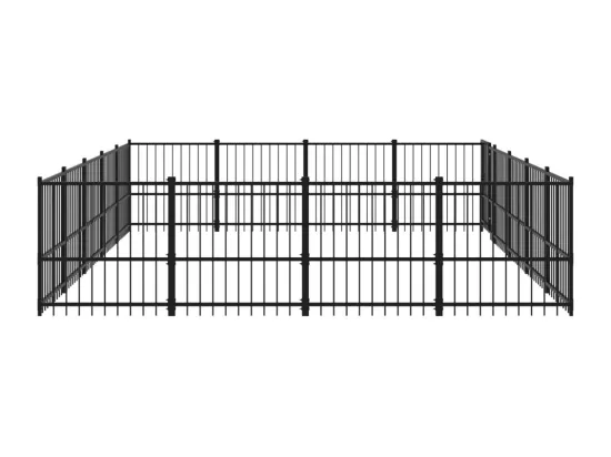 Chenil cage enclos pac noire 485 x 388 x 100 cm 02_0041812