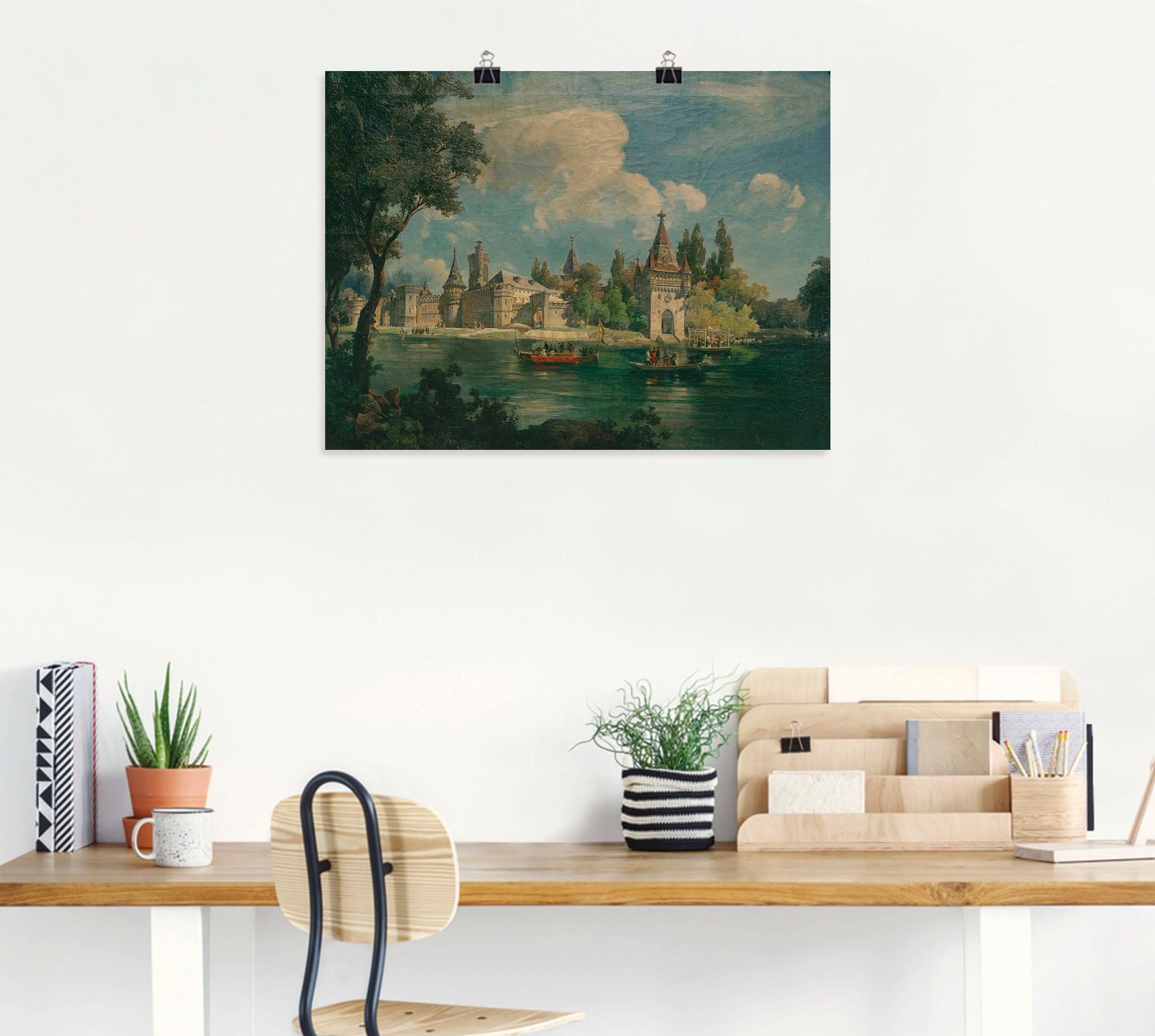 Artland Poster »Schloss Laxenburg« Gebäude 1 Stk. tlg. als Alubild, Leinwandbild, Wandaufkleber oder Poster in versch. Grössen