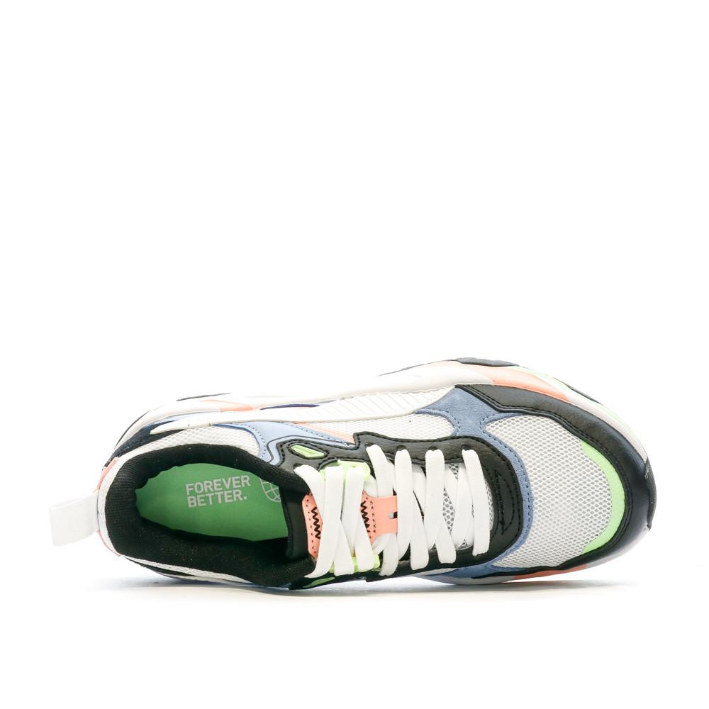 Puma Baskets Noire/Blanches/Rose Femme Puma Trinity