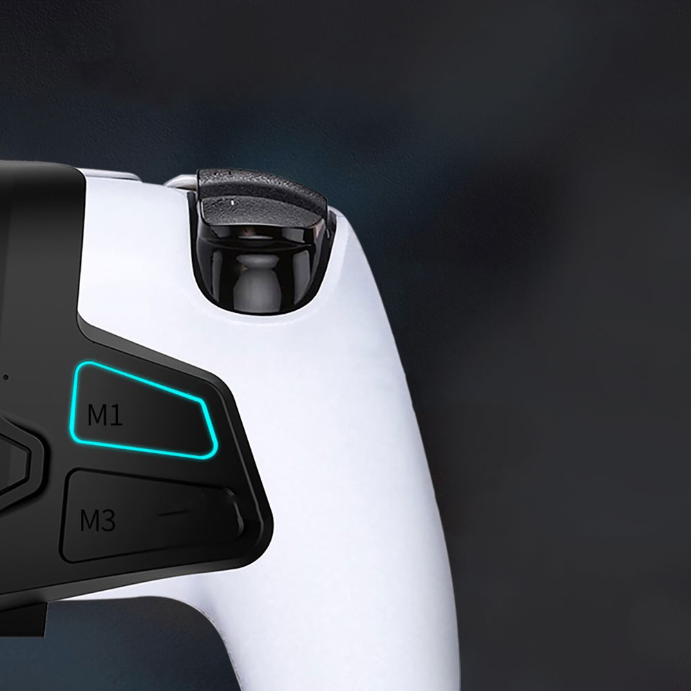 Sony Playstation PS5 Controller Paddles Rücktasten Ansatzstück Erweiterung mit Turbofunktion - Weiss