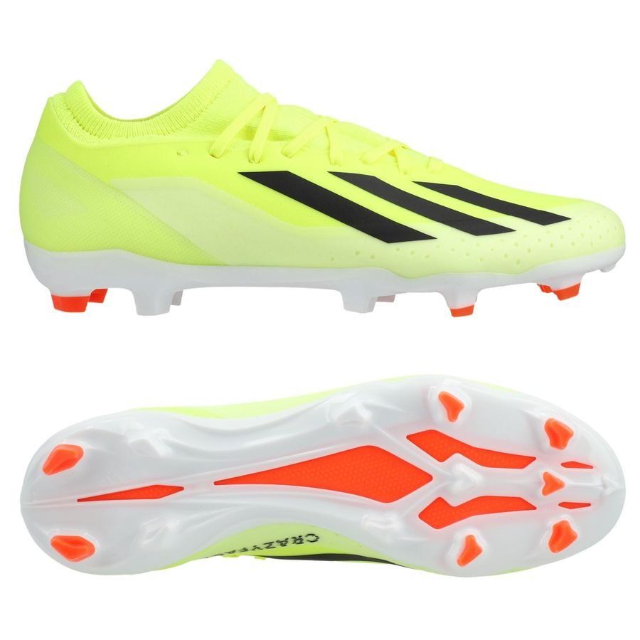 adidas X Crazyfast League FG Solar Energy - Jaune/Noir/Blanc