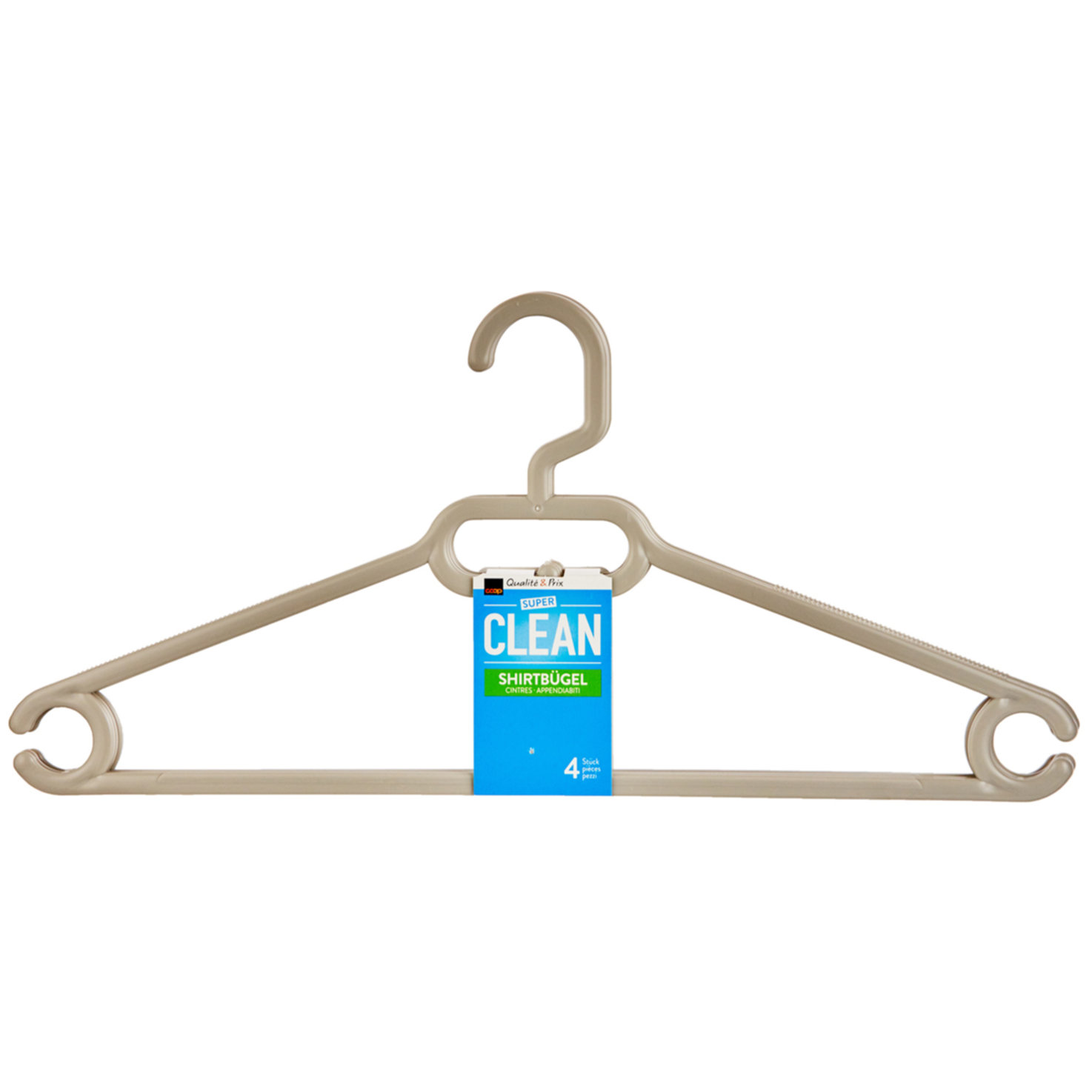 Super Clean Shirtbügel, 4 Stück