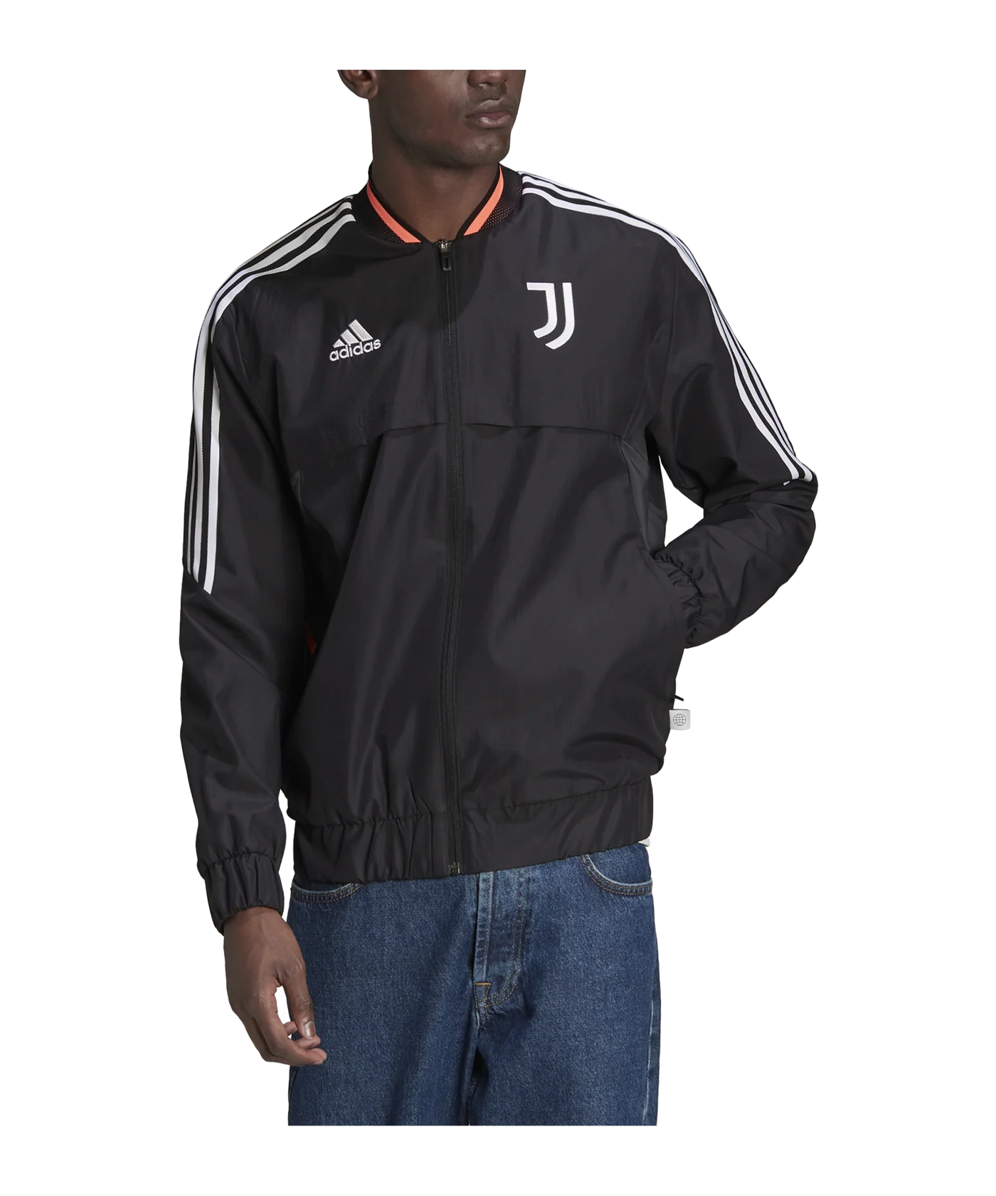adidas Juventus Turin Track Top Jacke Schwarz