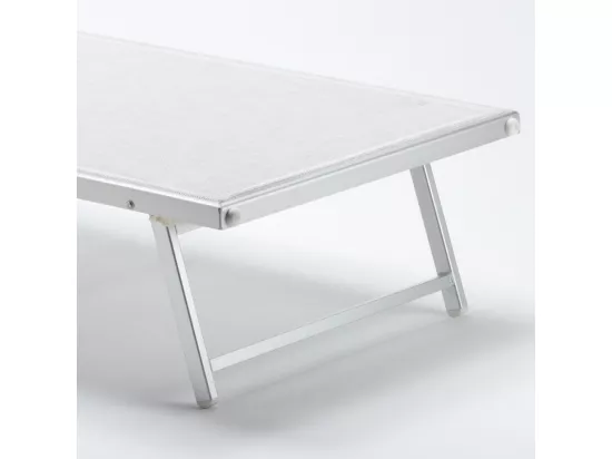 4 chaises longues de plage professionnelles aluminium Rio de Janeiro