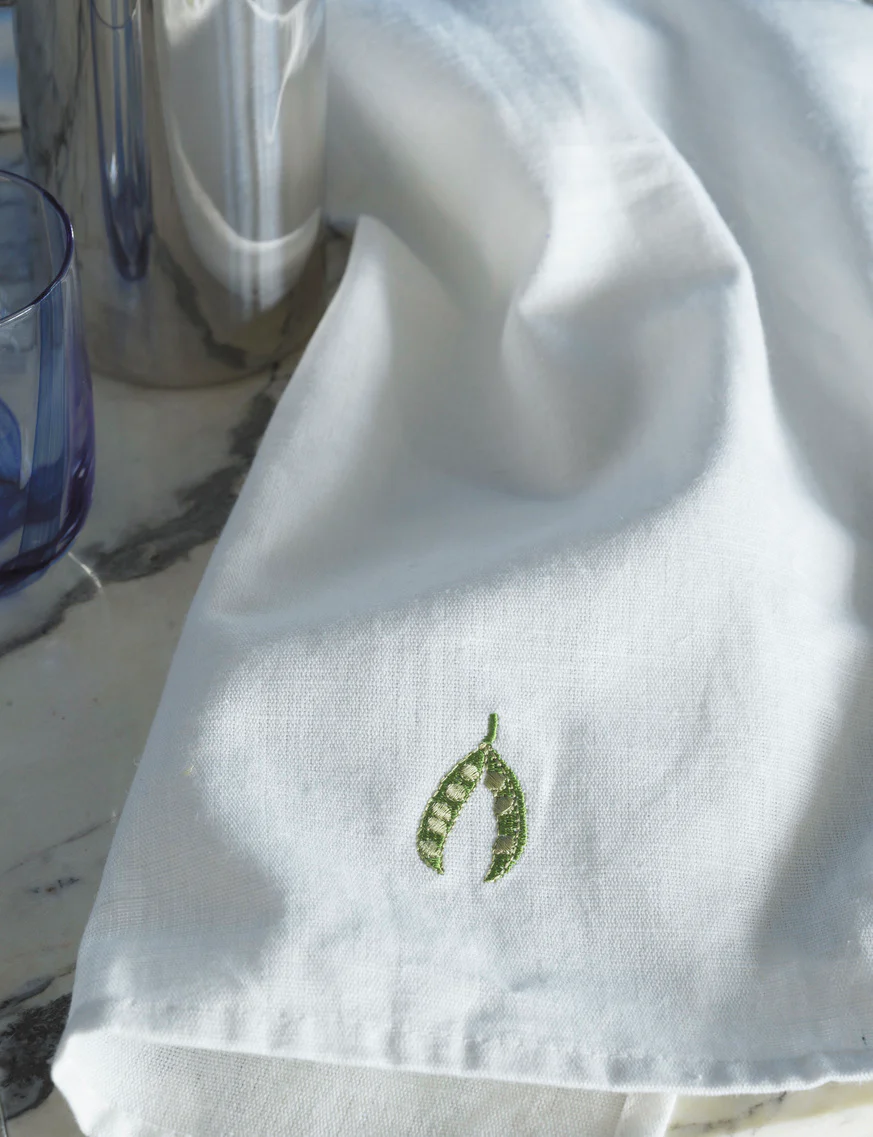 Normann Copenhagen  Yummy viskestykke, Peas - 50x70 cm.
