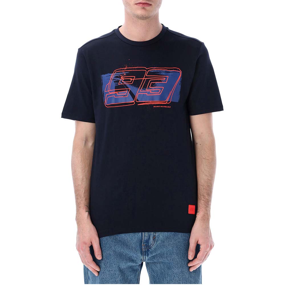 marc marquez - T-shirt 93 Shaded Bleu