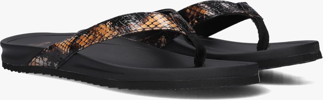 zwarte blasz teenslippers bella 2402