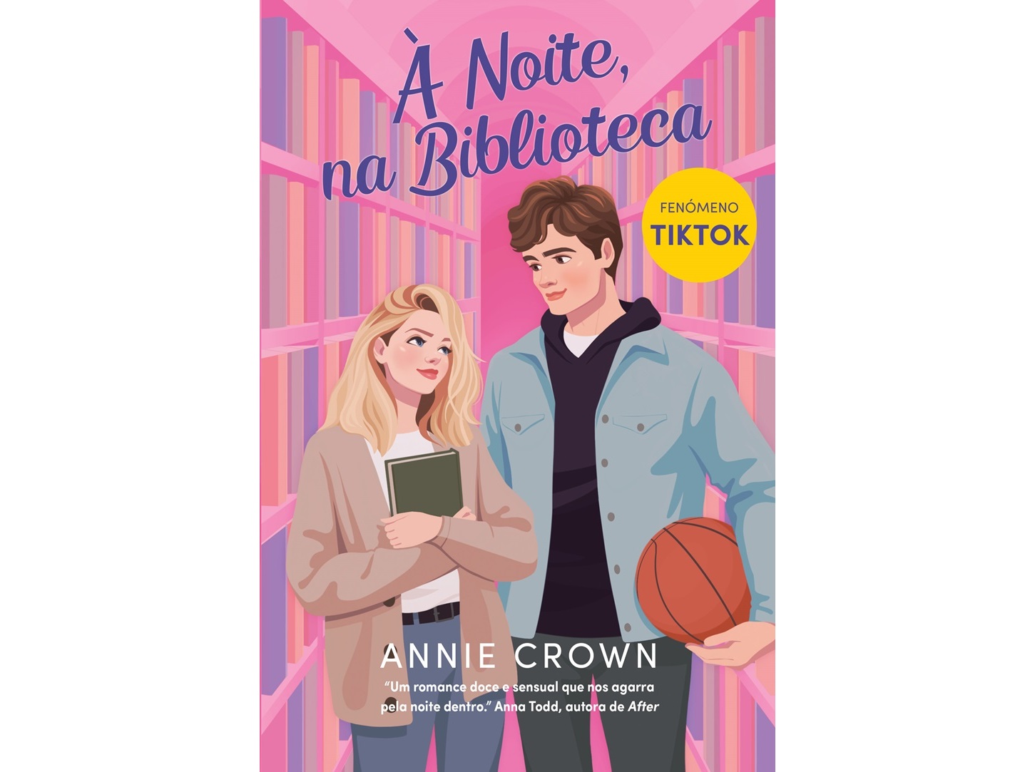 LIVRO À NOITE NA BIBLIOTECA DE: ANNIE CROWN
