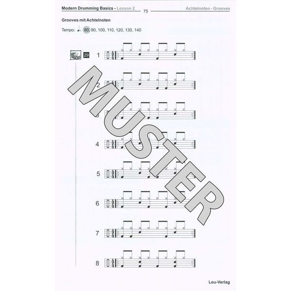Leu Verlag D.Stein Modern Drumming Basics