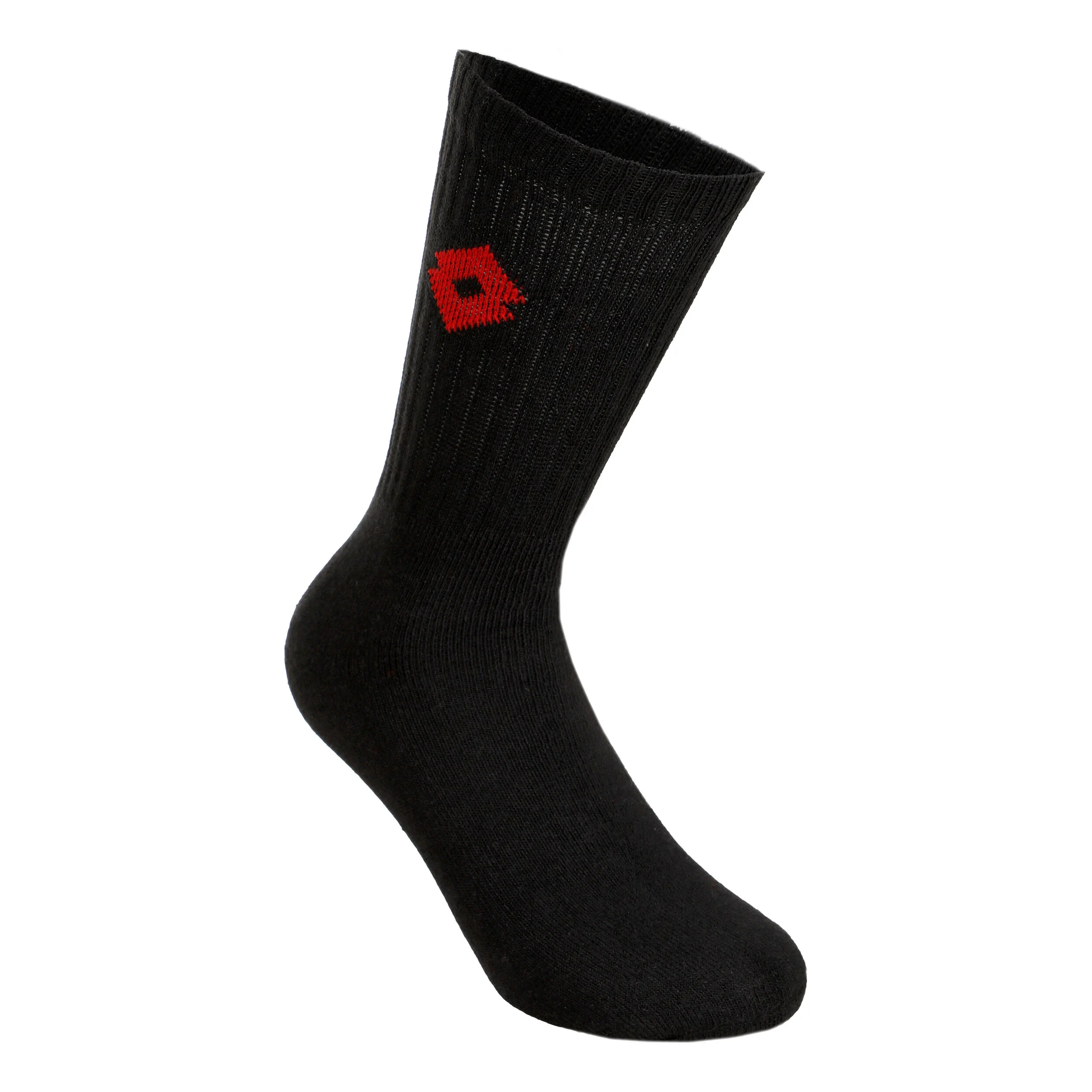 Lotto Chaussettes De Tennis Pack De 3 - Noir