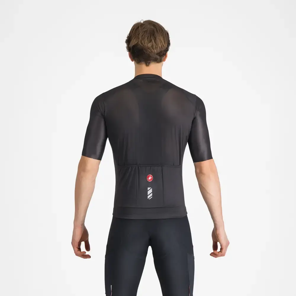 Castelli Unlimited Entrata 3 Fietsshirt Korte Mouwen Zwart Heren