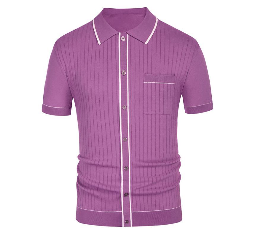 Bolgivy - Poloshirt met korte mouwen en contrasterende afwerking van ribbreisel