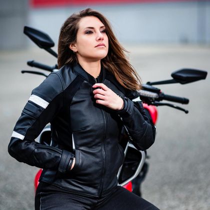 Blouson DXR GINA - Noir / Blanc