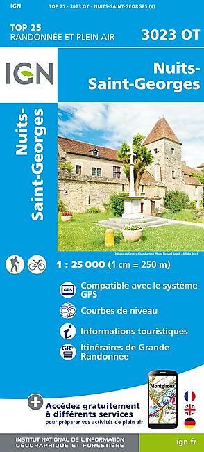 IGN - TOP25 3023OT NUITS SAINT GEORGES 1 25 000