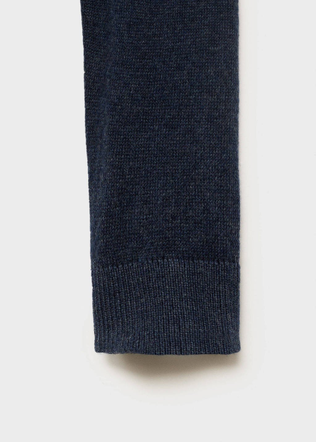 Mango Kids vest marine fijn gebreid