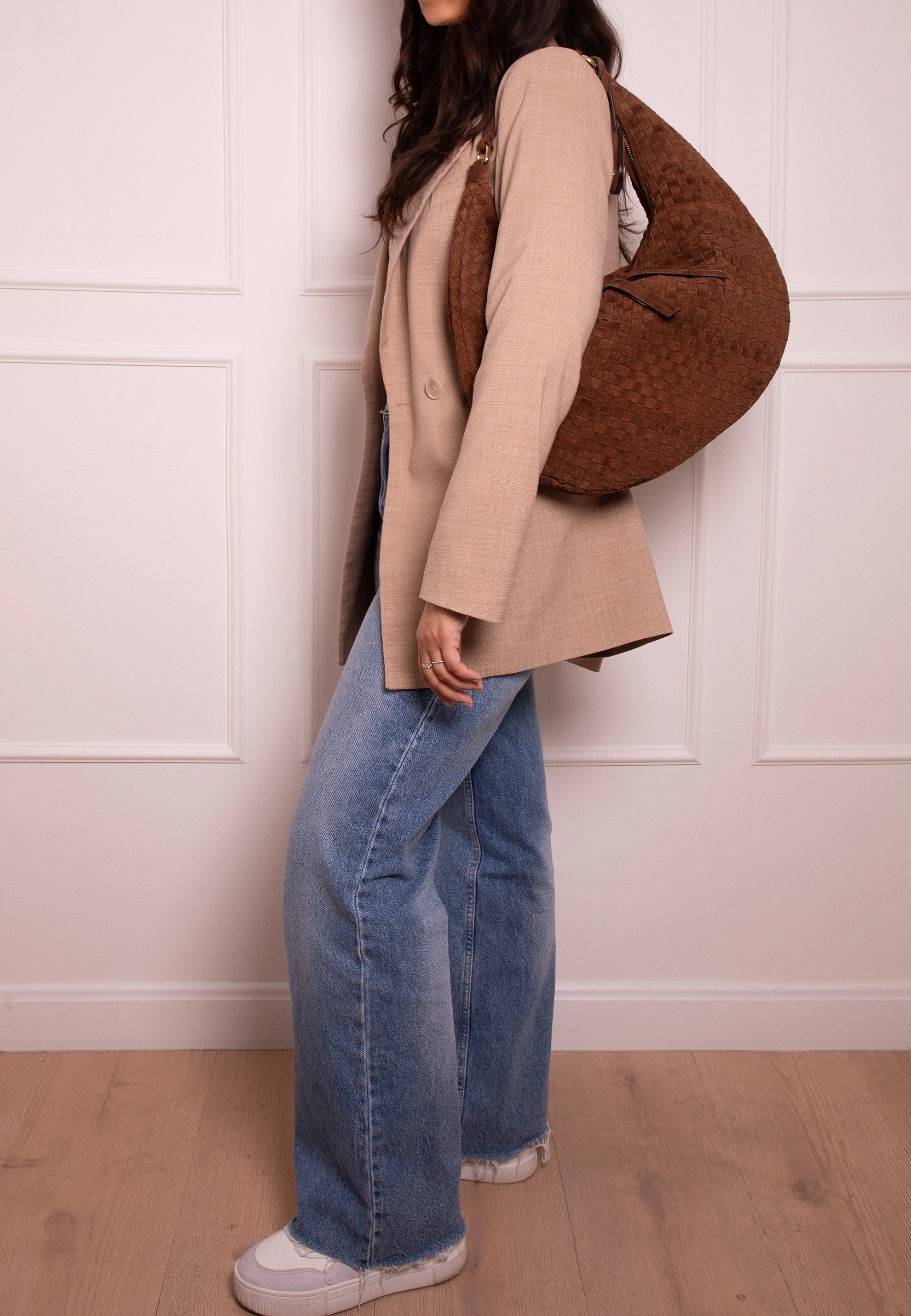 Hobo NANA Leather Suede woven Standard