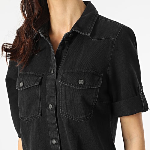 Robe Jean Femme Signe Noir