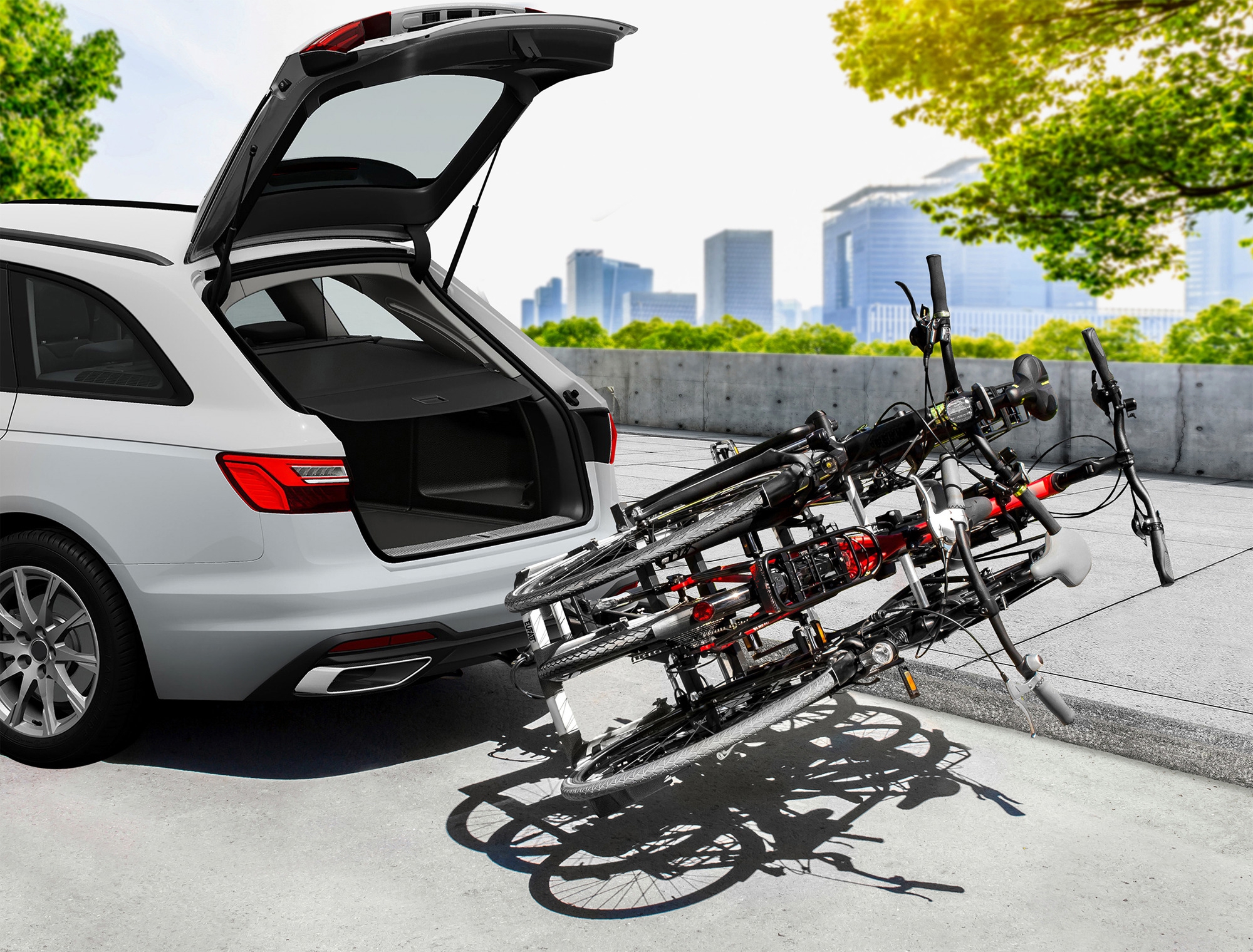 EUFAB Fahrradträger PROBC3 für 3 Fahrräder, E-Bike geeignet