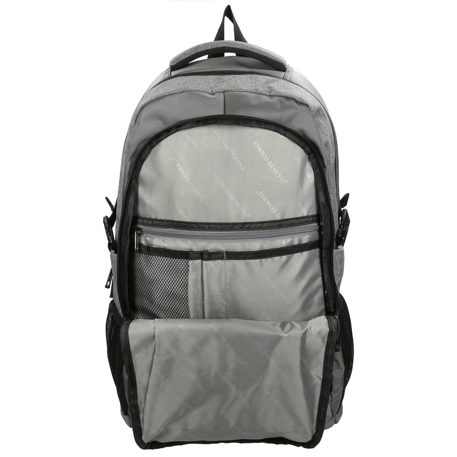 Enrico Benetti Yellow Stone 17'' Laptop Rugzak grijs