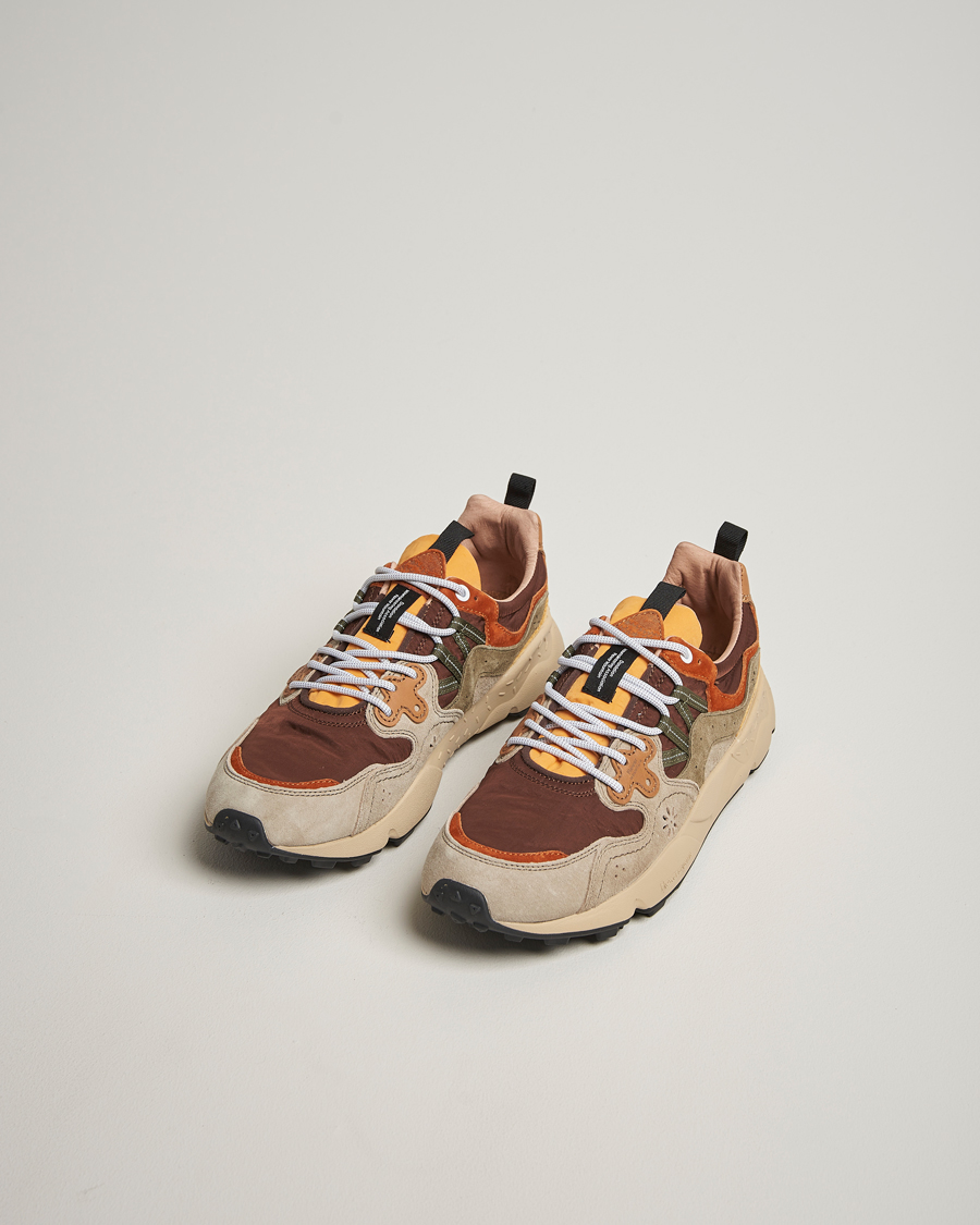Flower Mountain Yamano 3 Suede/Nylon Sneaker Olive