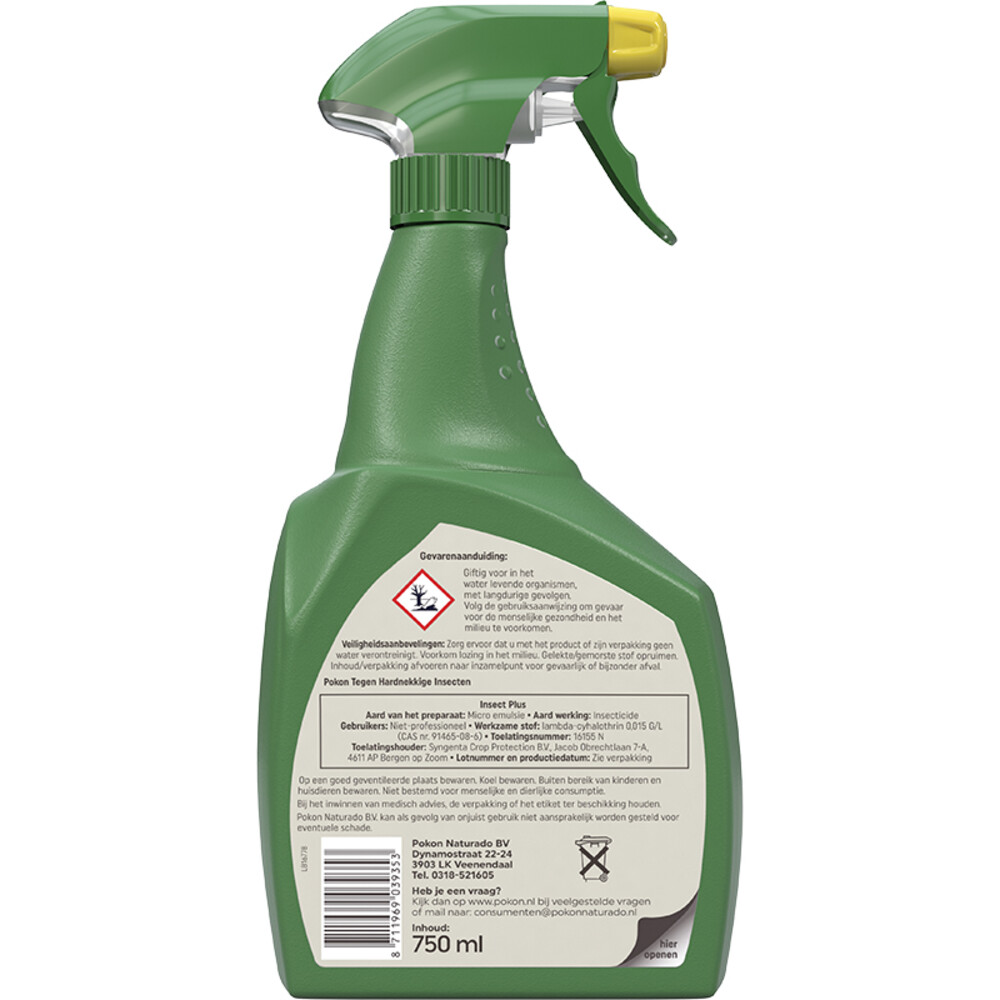 Pokon Tegen Insecten Hardnekkige Spray Insect Plus 750 ml