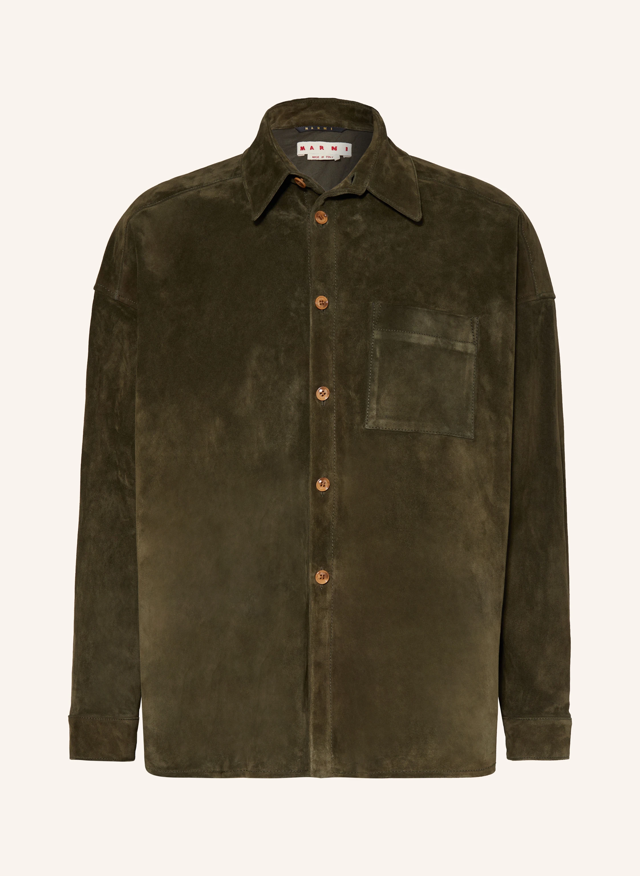 MARNI Leder-Overshirt