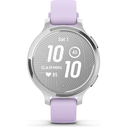 Montre connectée Garmin Lily 2 Active Argent avec bracelet en silicone Violet