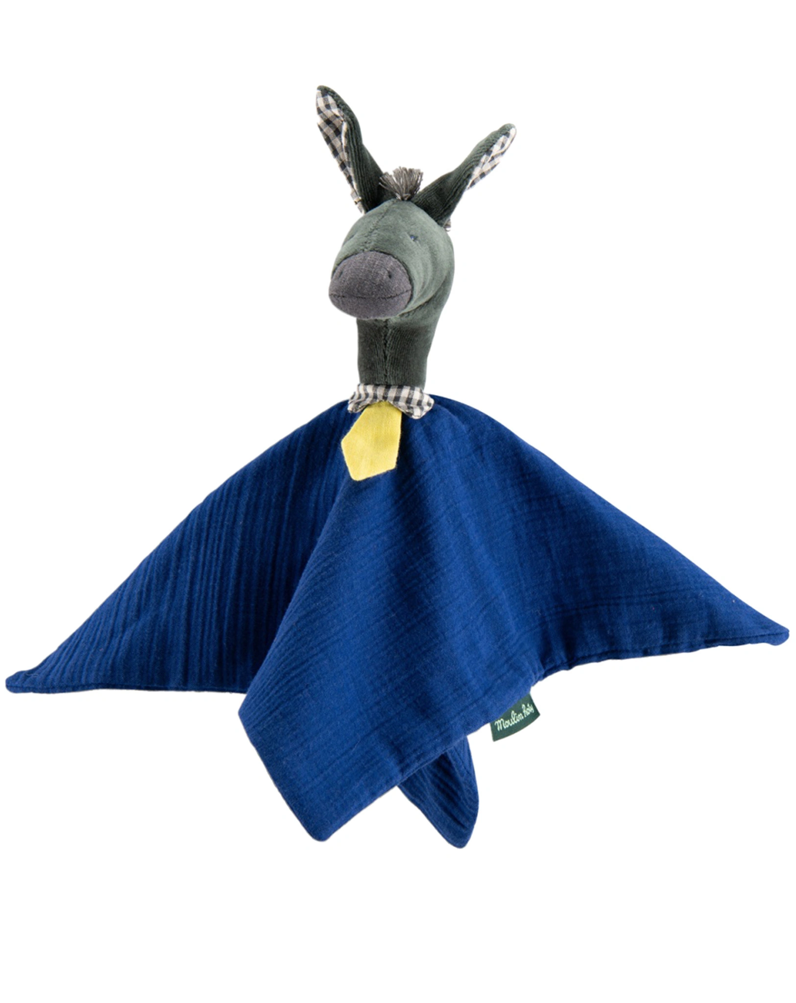 Schmusetuch ESEL in blau/grau