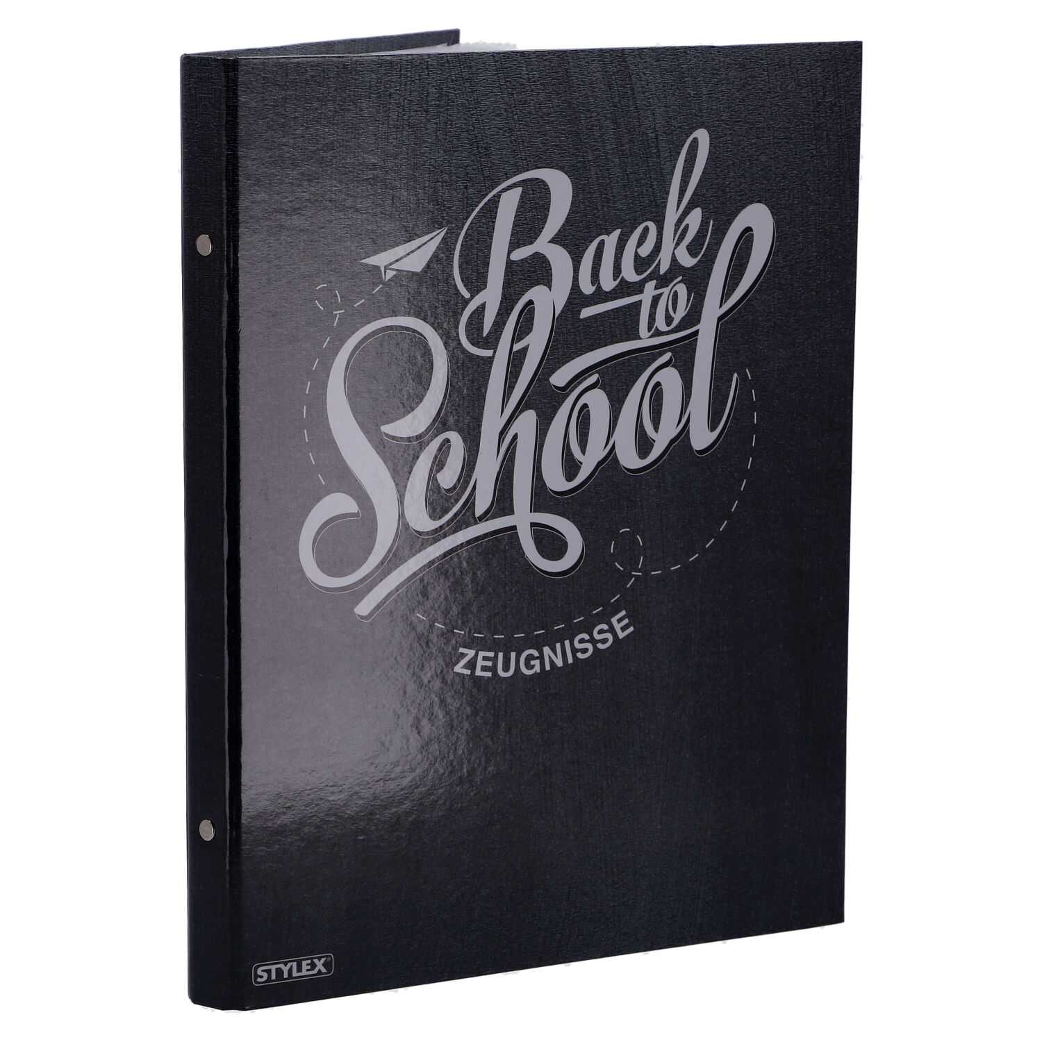 Zeugnismappe Hardcover mit 20 Hüllen für DIN A4-Dokumente