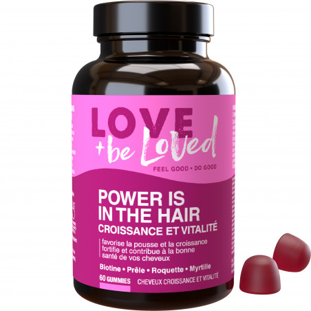 Love and be Loved Gummies Cheveux croissance et vitalité