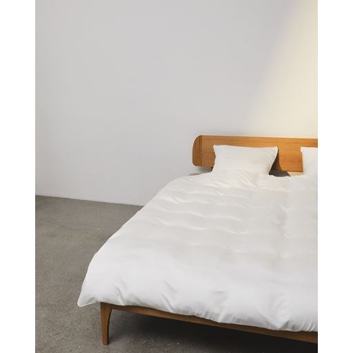 Nordic Weaving Bambus Sengetøj, White, 140x200 cm