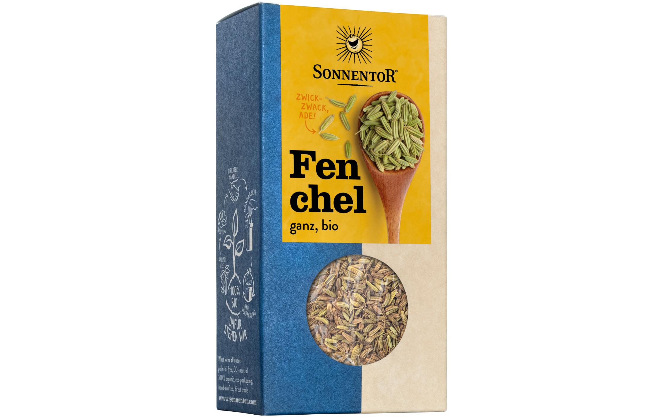 Gewürz Bio Fenchel ganz Beutel 40 gFenchelkörner in Bio-Qualität