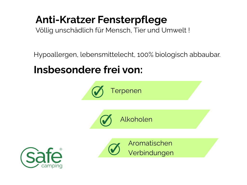 SAFE CAMPING Anti-Kras ramenverzorging - 250 ml