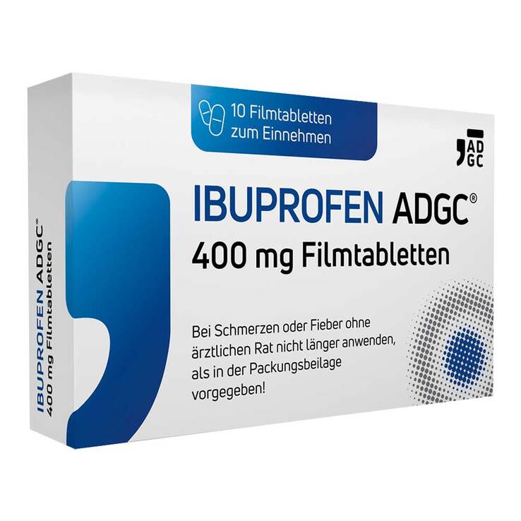 IBUPROFEN ADGC® 400 mg Filmtabletten, 10 St